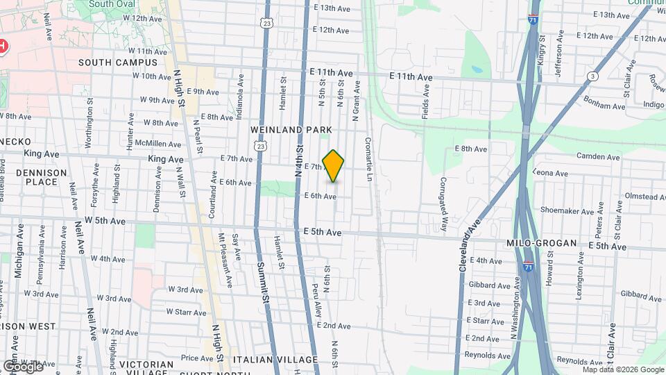 1253-1255 N 6th St Map and Location Details