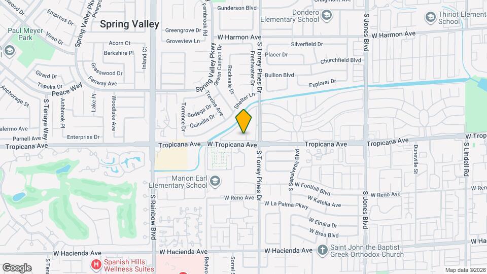 4877 S Torrey Pines Dr Map and Location Details