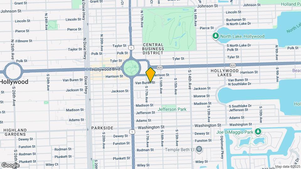 1642 Van Buren St Map and Location Details