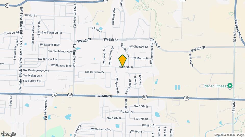 2607 SW 10th St Map and Location Details