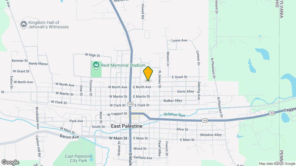 427 N Liberty St Map and Location Details