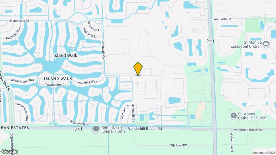 4284 Raffia Palm Cir Map and Location Details