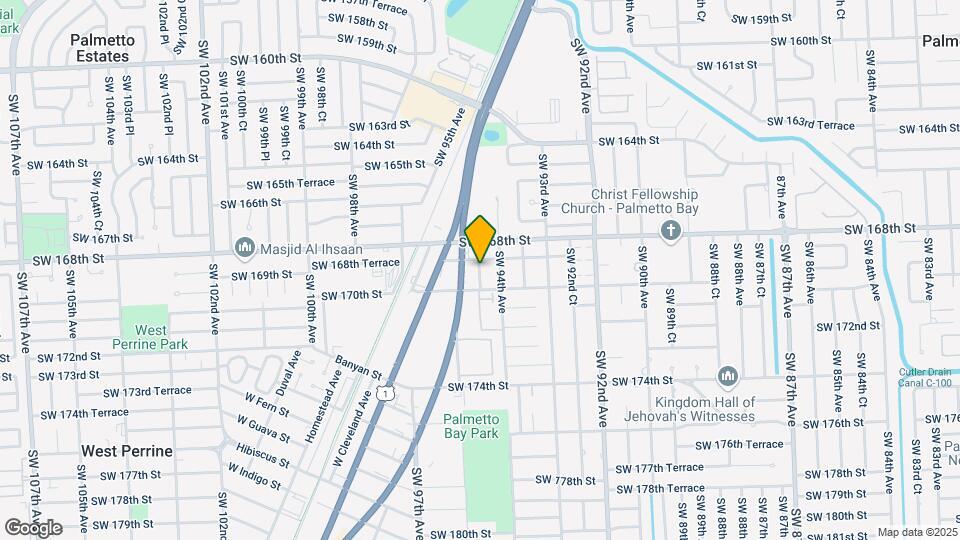 16925 SW 94th Ct Map and Location Details