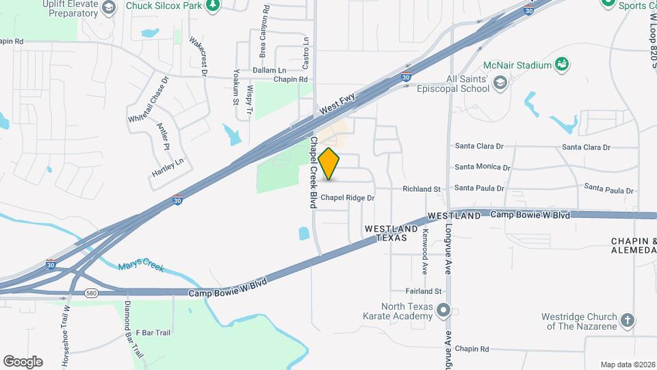 10133 Chapel Oak Trail Map and Location Details