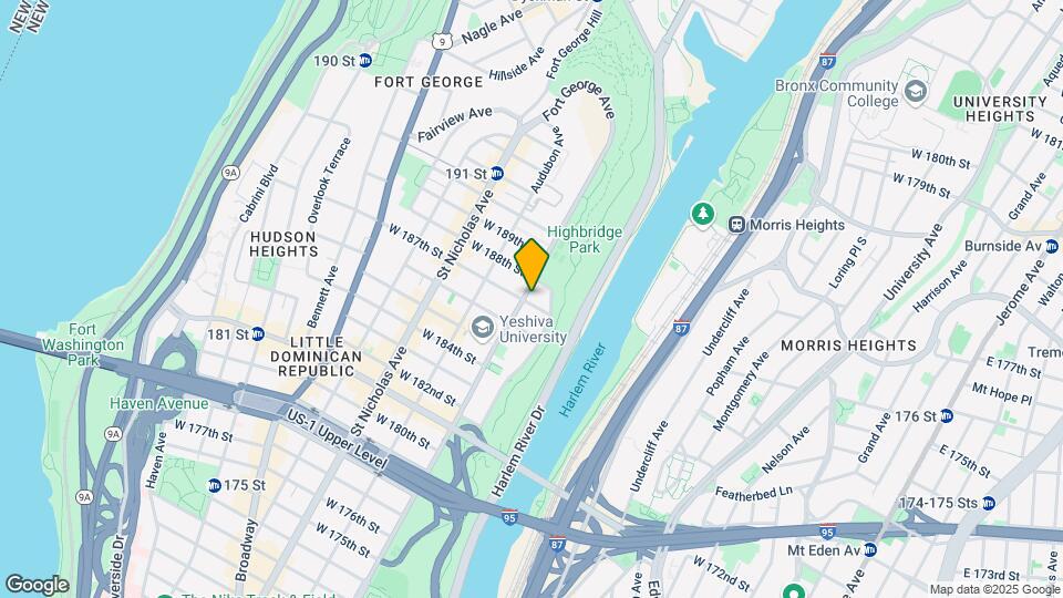 2561-2567 Amsterdam Ave Mapa y Detalles de la Ubicación