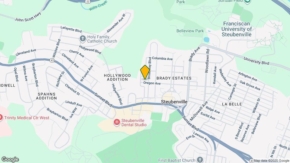 2015 Oregon Ave Map and Location Details