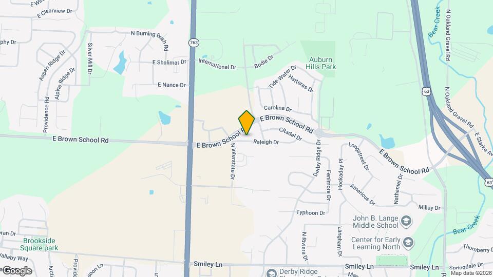 1311 Raleigh Dr Map and Location Details