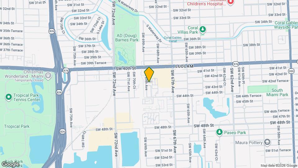 6859 SW 42nd Terrace, Unit Ludlum efficiency Map and Location Details
