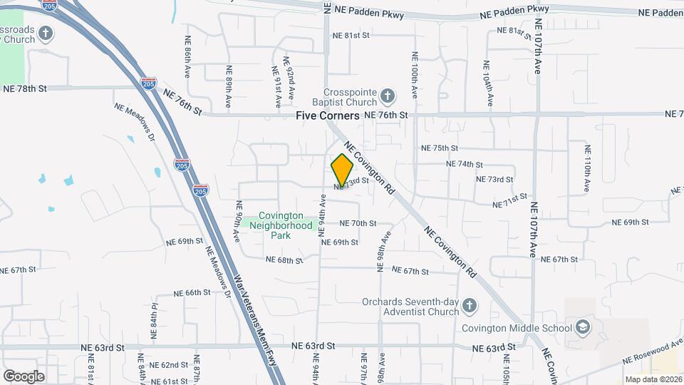 9517 NE 73rd St Map and Location Details