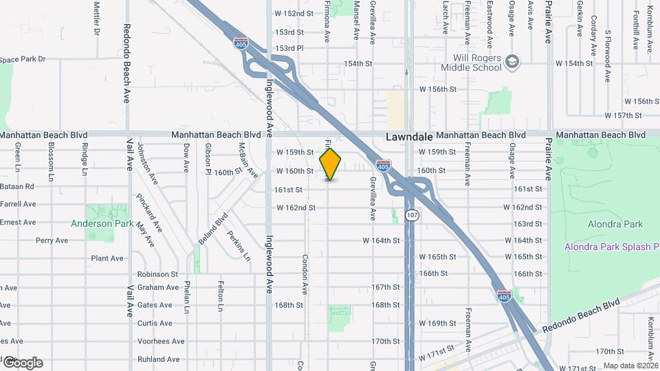 4579 W 161st St Map and Location Details