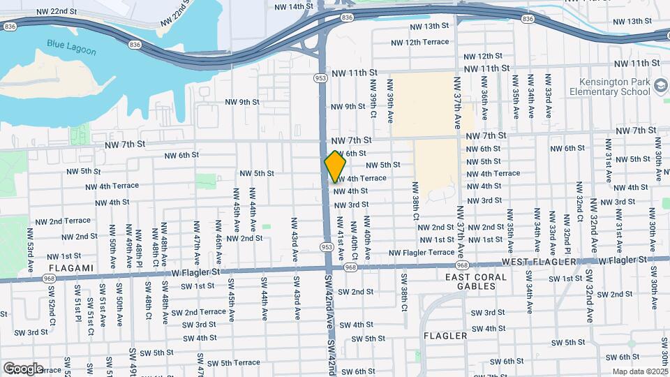 4115 NW 4th St Map and Location Details