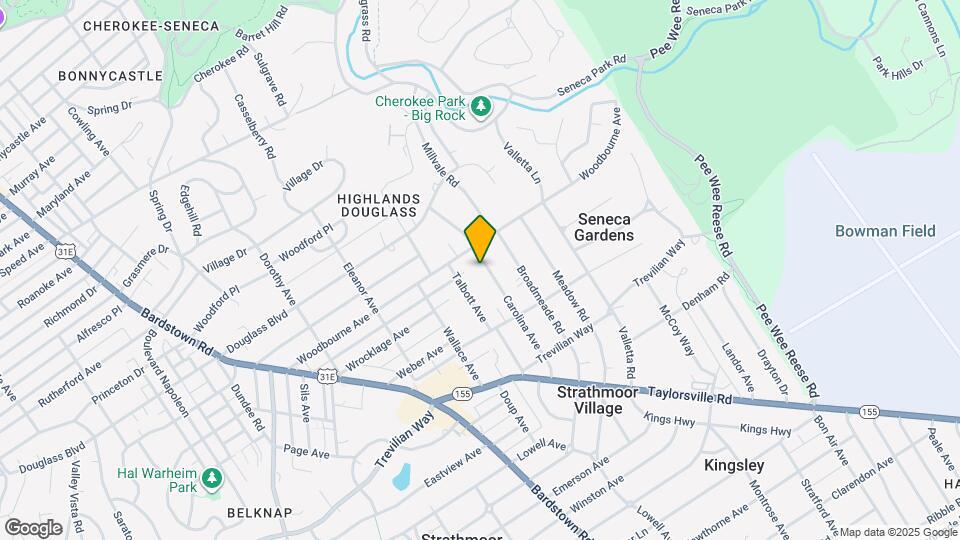 2316 Carolina Ave Mapa y Detalles de la Ubicación