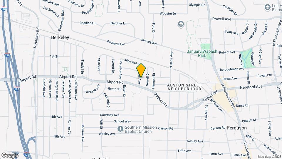 6232 Witsell Ave Map and Location Details