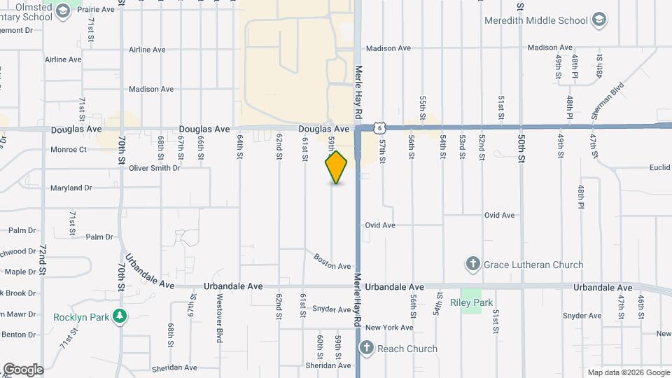 3413 59th St Map and Location Details