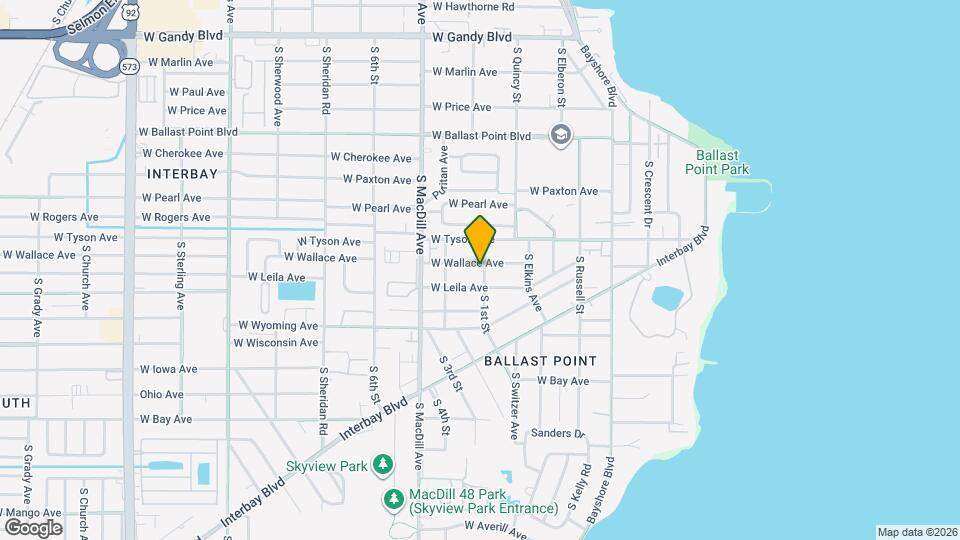 2902 W Wallace Ave Map and Location Details