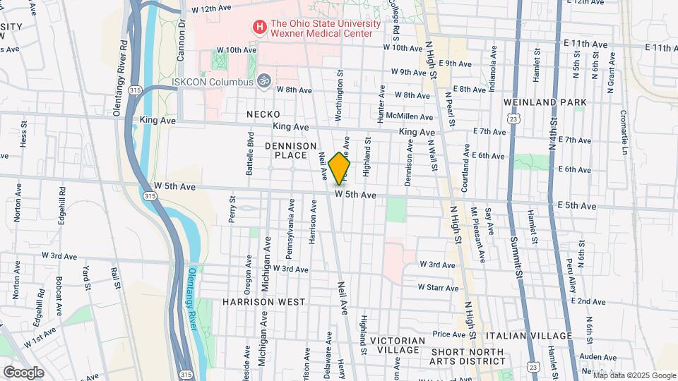 248 1/2 W 5th Ave Mapa y Detalles de la Ubicación