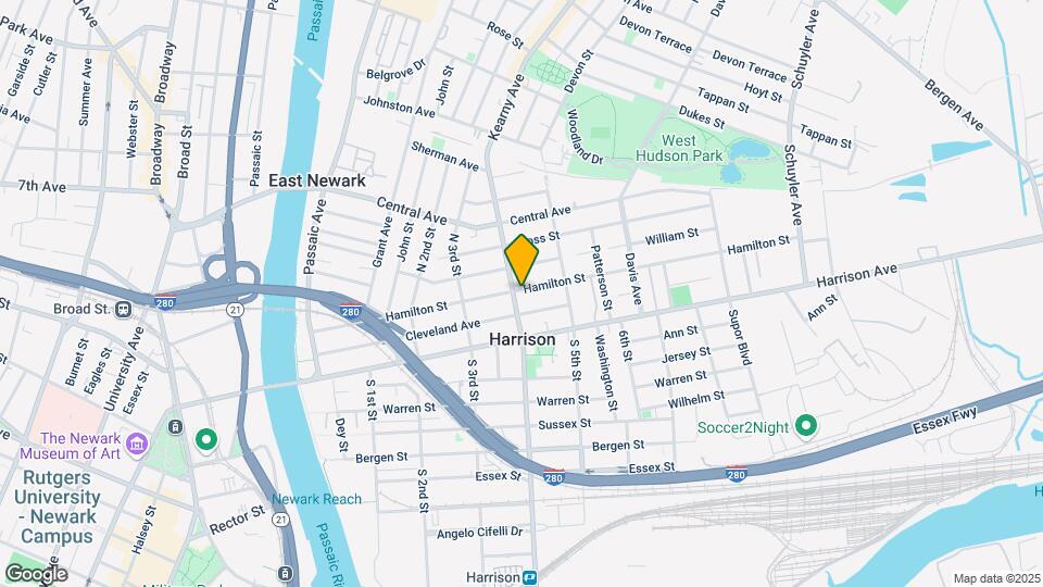 115 Frank E Rodgers Blvd Mapa y Detalles de la Ubicación