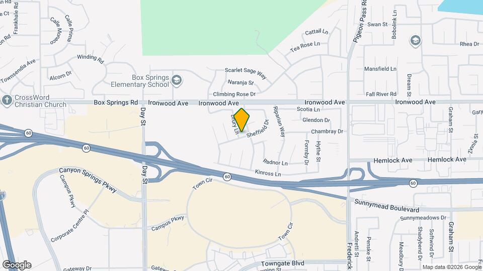 12128 Drury Ln Map and Location Details