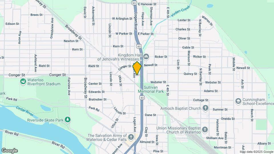820 Logan Ave Map and Location Details
