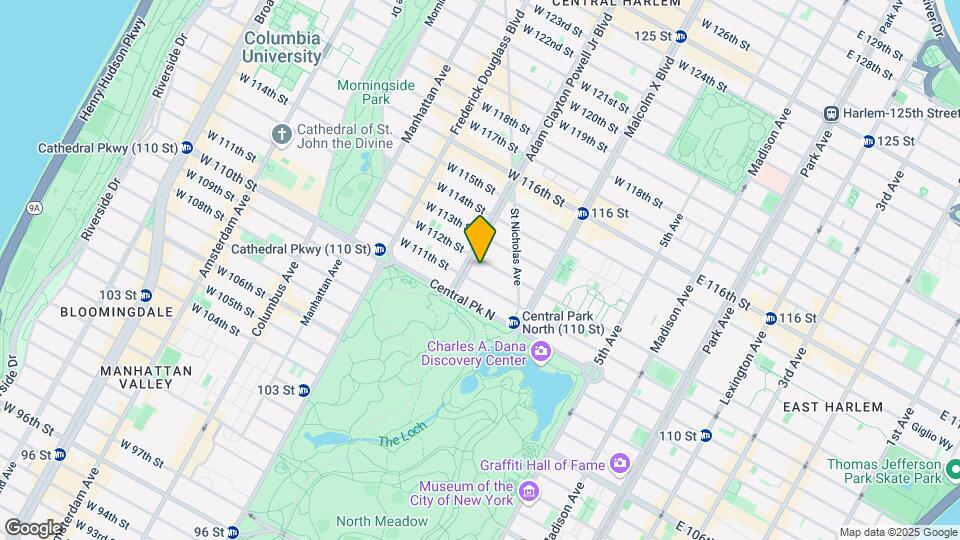 1833-1835 Adam Clayton Powell Jr Blvd Map and Location Details
