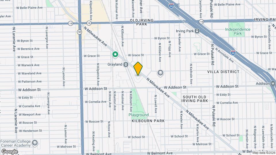 4412 W Waveland Ave Map and Location Details