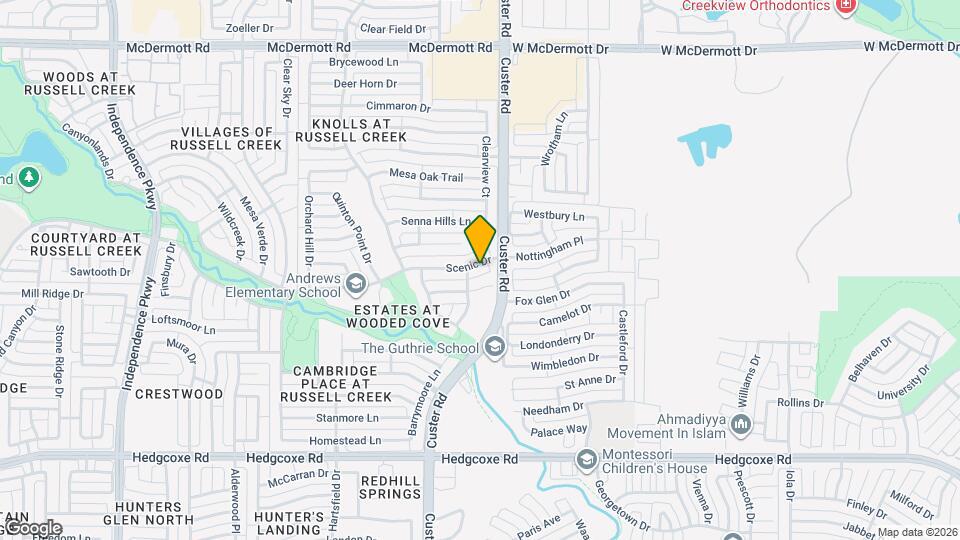 2208 Scenic Dr Mapa y Detalles de la Ubicación