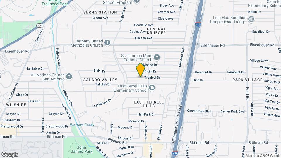4310 Tropical Dr Map and Location Details