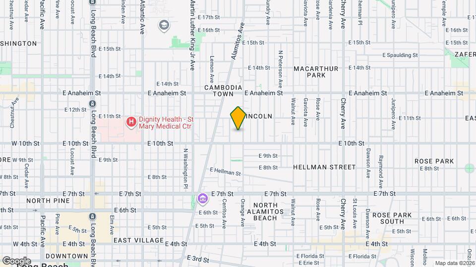 1035 Orange Ave Mapa y Detalles de la Ubicación