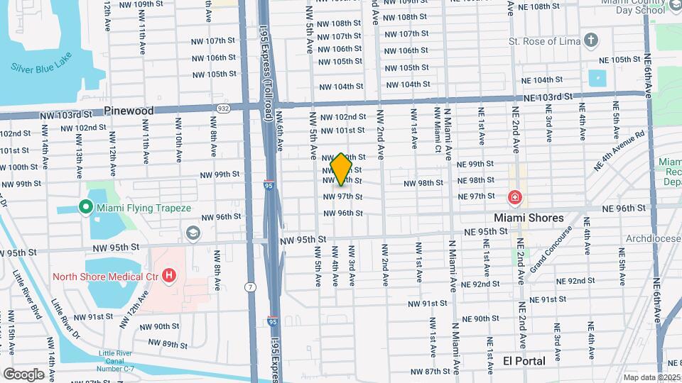 323 NW 97th St, Unit 1 Mapa y Detalles de la Ubicación