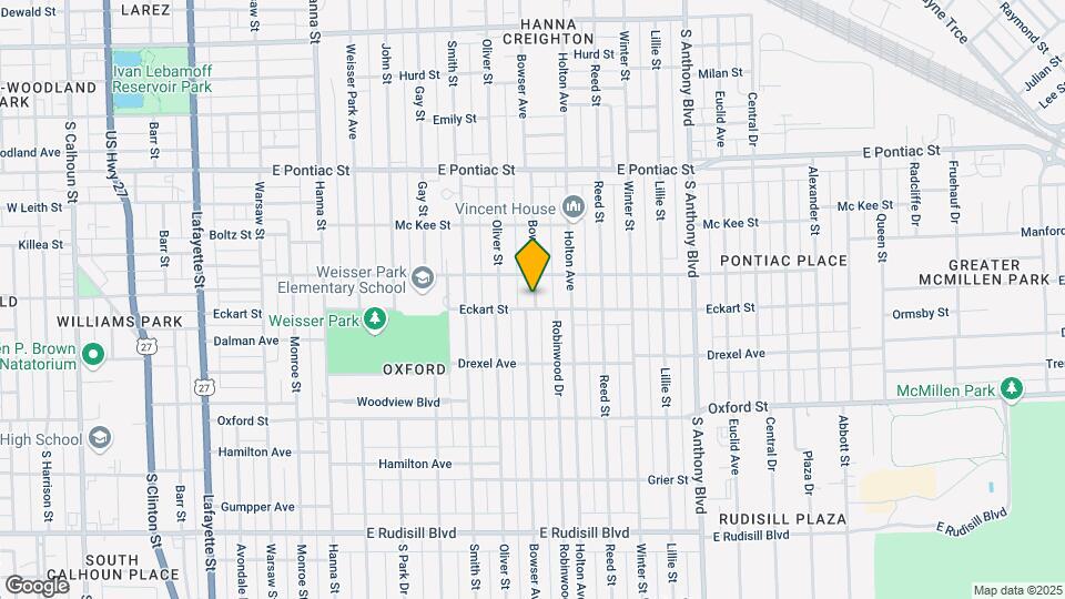3028 Bowser Ave Map and Location Details