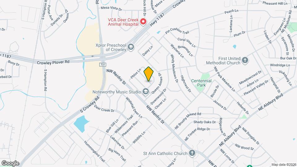 1325 Dandelion Trail Map and Location Details