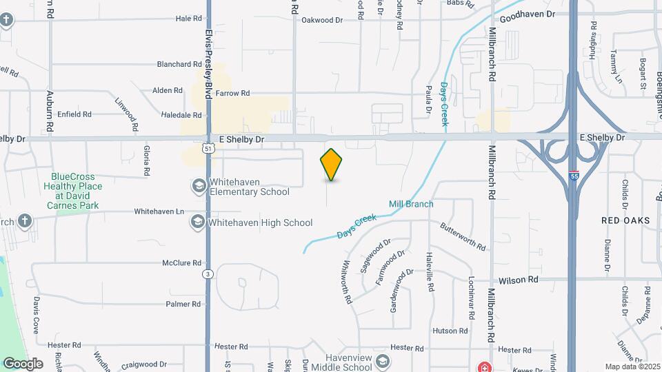 4760 Woodridge Dr Map and Location Details