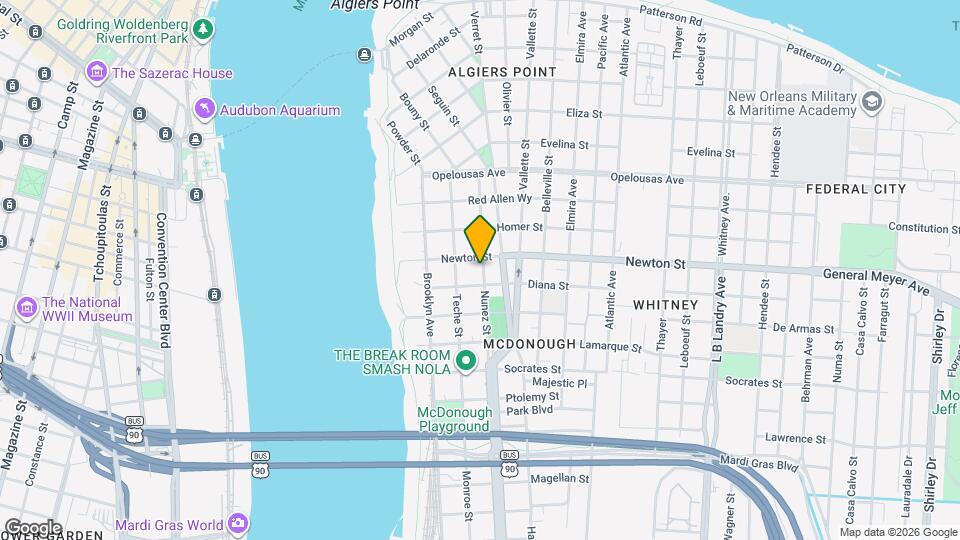 1019 Nunez St Mapa y Detalles de la Ubicación