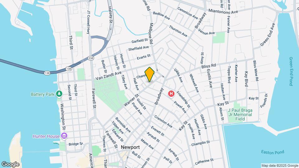 96 Warner St-Unit -A Map and Location Details
