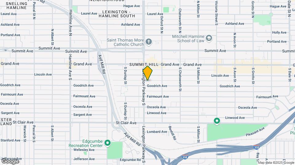 1091 Goodrich Ave Map and Location Details
