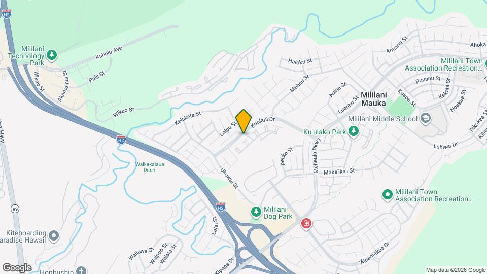 95-1037 Koolani Dr Mapa y Detalles de la Ubicación