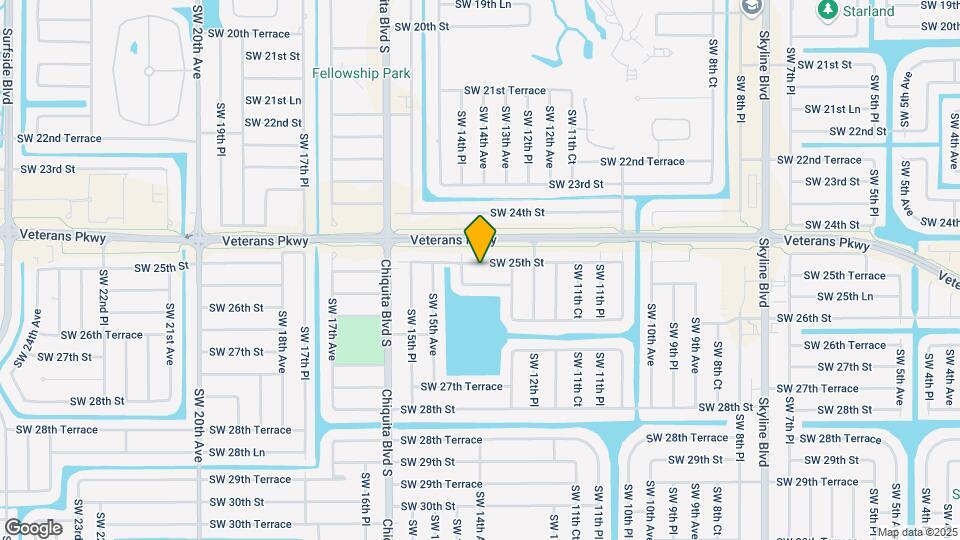 1320 SW 25th St Map and Location Details