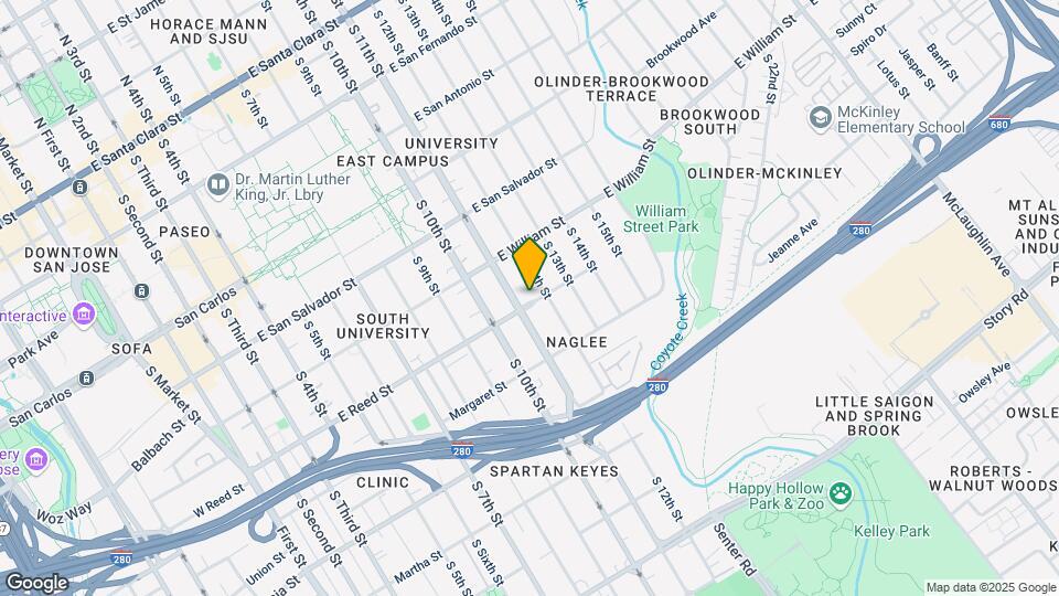 511 E Reed St Mapa y Detalles de la Ubicación