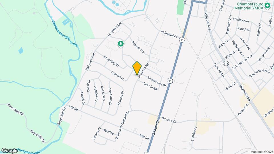 1121 Progress Rd Map and Location Details