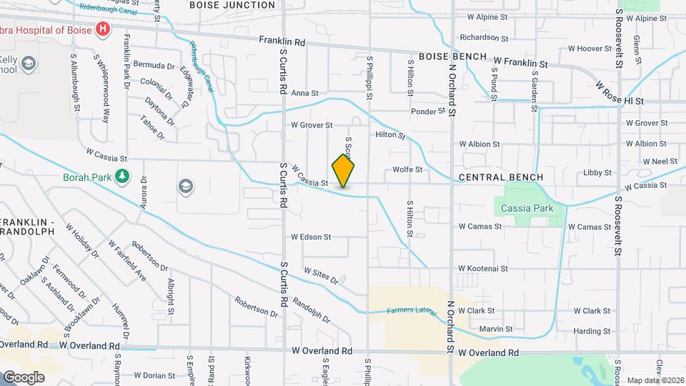 5581 W Cassia St Map and Location Details