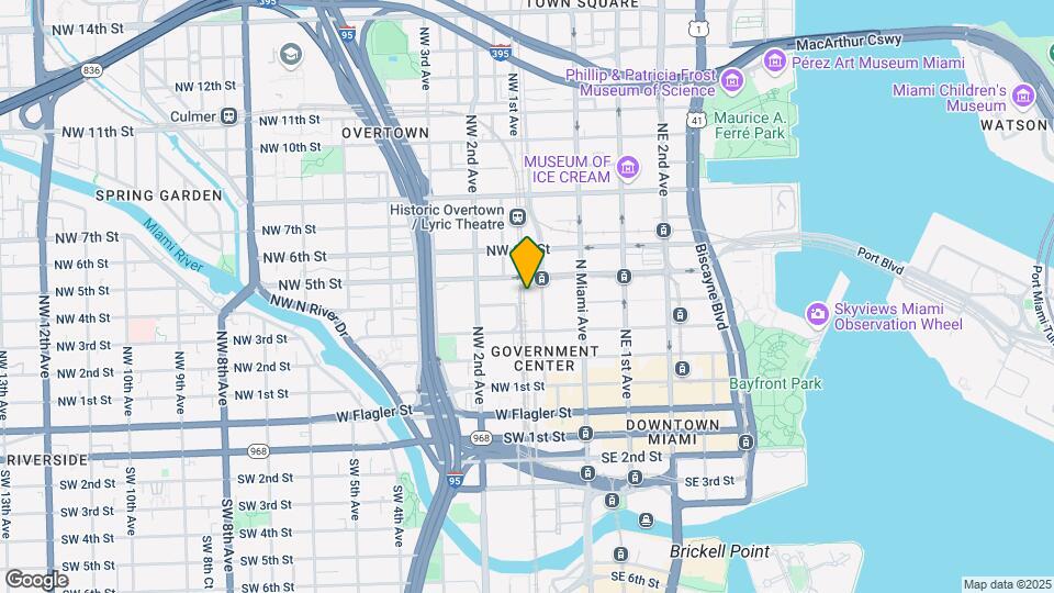ParkLine Miami Mapa y Detalles de la Ubicación