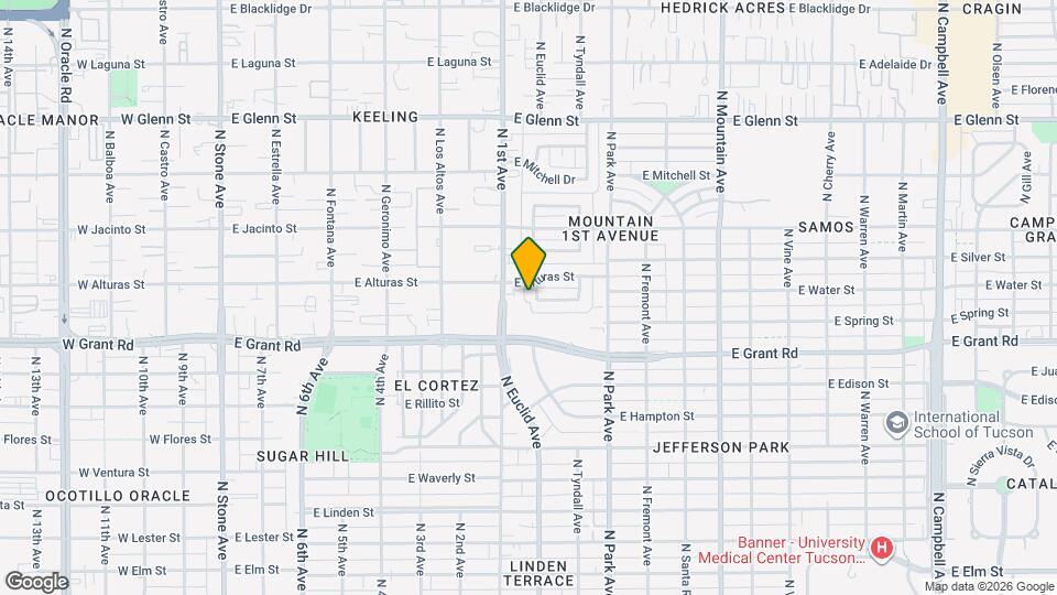 2503 N Euclid Ave Map and Location Details