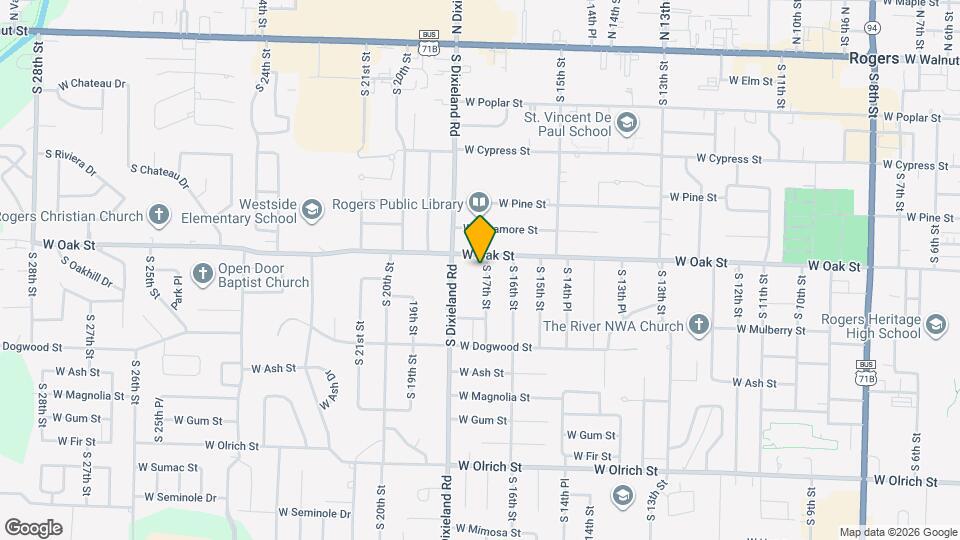 902 S 17th St Map and Location Details