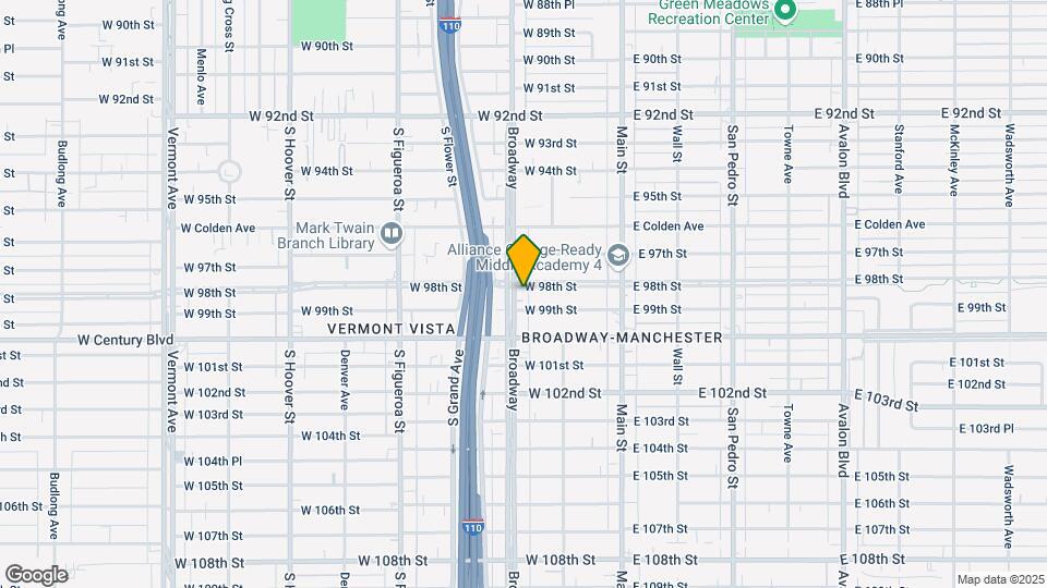 9800 S Broadway Map and Location Details