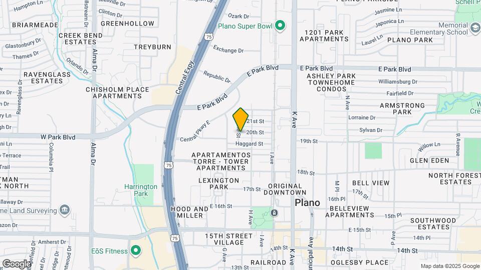 800 20th St Map and Location Details