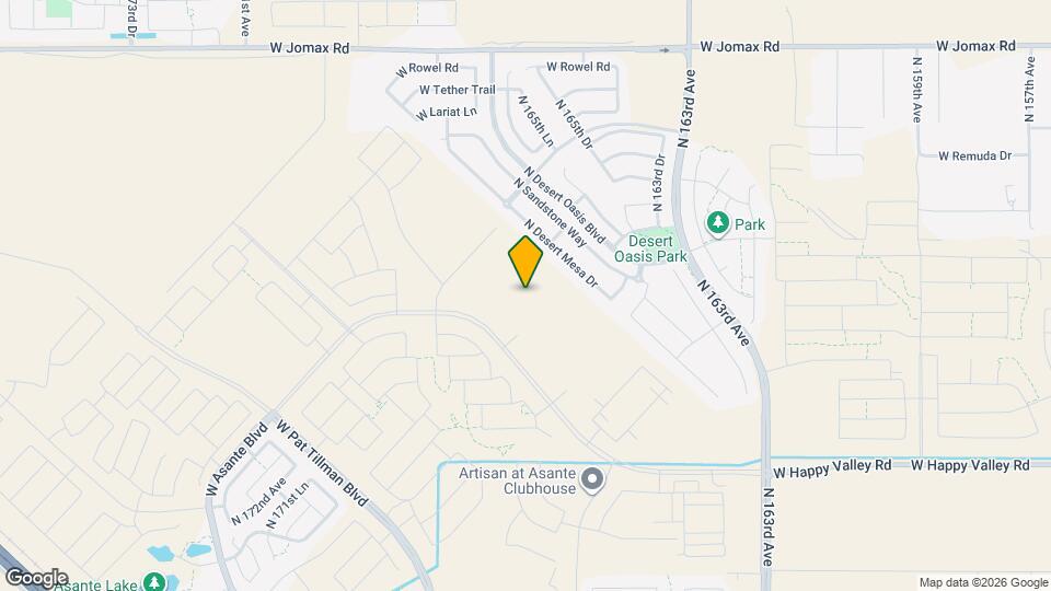 25620 N 167th Dr Map and Location Details