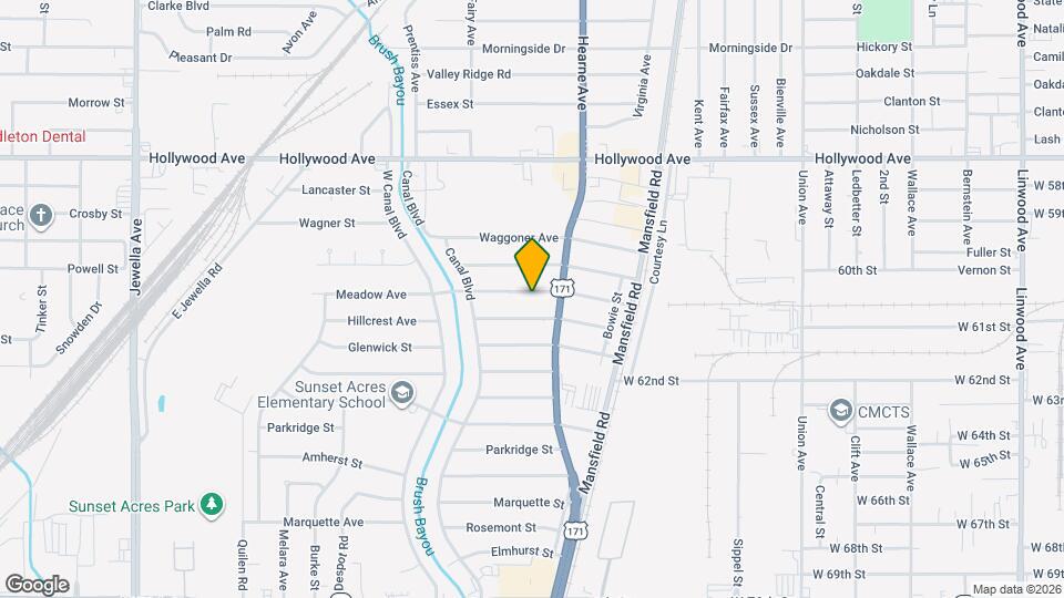 2723 Meadow Ave Map and Location Details