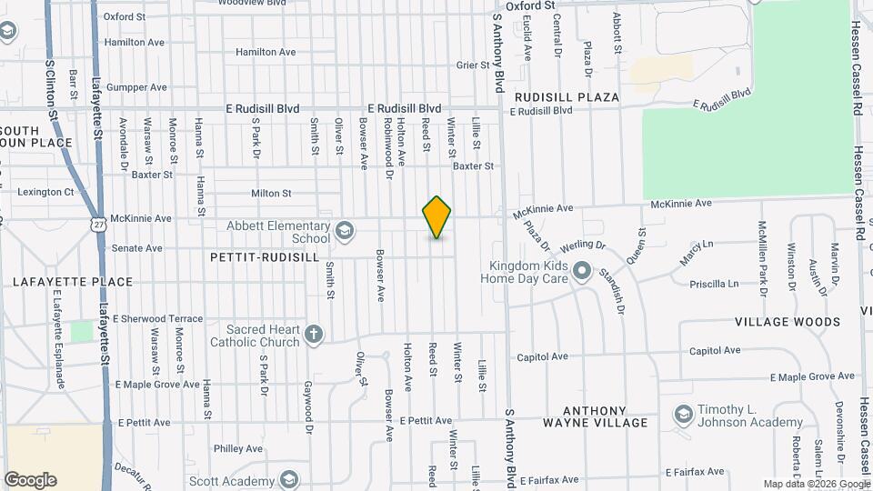 4329 Reed St Map and Location Details