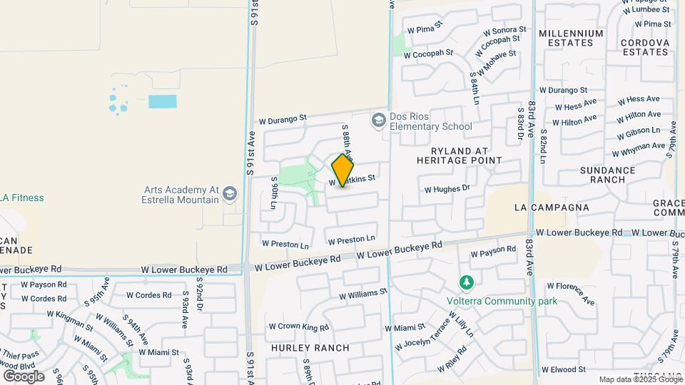8812 W Hammond Ln Map and Location Details