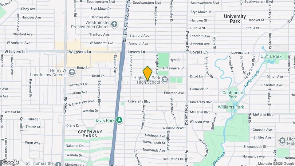 4328 Glenwick Ln Map and Location Details